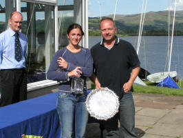 Championship Winners Dave Young and Liz Pugh from South Staffs