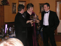 John Telford and Andy Smith receive the Consistency Trophy