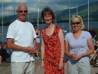 Bronze fleet winners Richard and Hazel Whitehouse