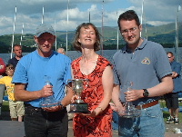Overall winners Graham Flynn and Frank Nickles from Bartley