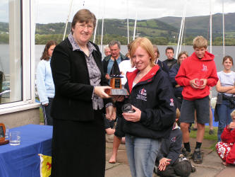 G&C Sheward Trophy for 1st lady Helm - Eloise Hansen, Covenham