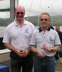 Bronze fleet winners Graham Lamond and Scott Train