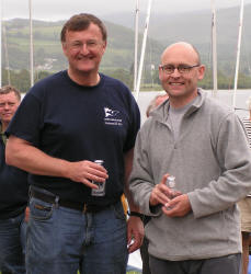 Silver Fleet winners Tim Wills and Ian Preston
