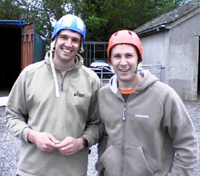 Mark and Andy - Safety gear is paramount!