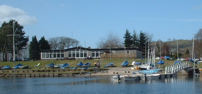 Clubhouse and dinghy park