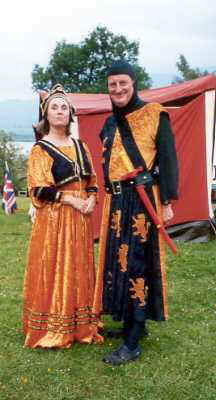 King Arthur and Lady Guinevere