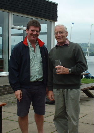 Overall winner Ray Young with OD William Carruthers